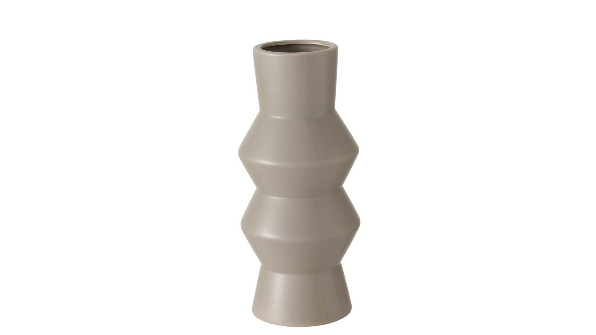 Vase Interliving BEST BUDDYS! aus Keramik in Beige Interliving BEST BUDDYS! Vase Sybil beiges Steingut - Höhe ca. 30 cm