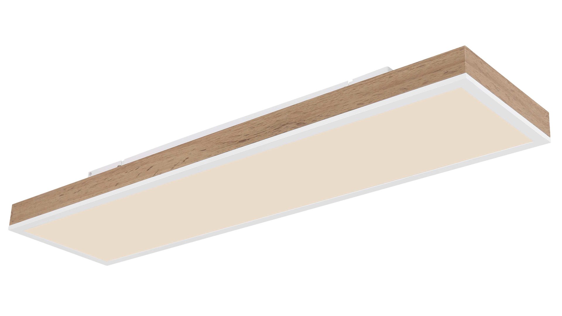 Deckenleuchte Globo lighting aus Holz in Holzfarben GLOBO Leuchten Serie Doro - Deckenleuchte mit Farbwechsler Holz & Graphit – Länge ca. 80 cm