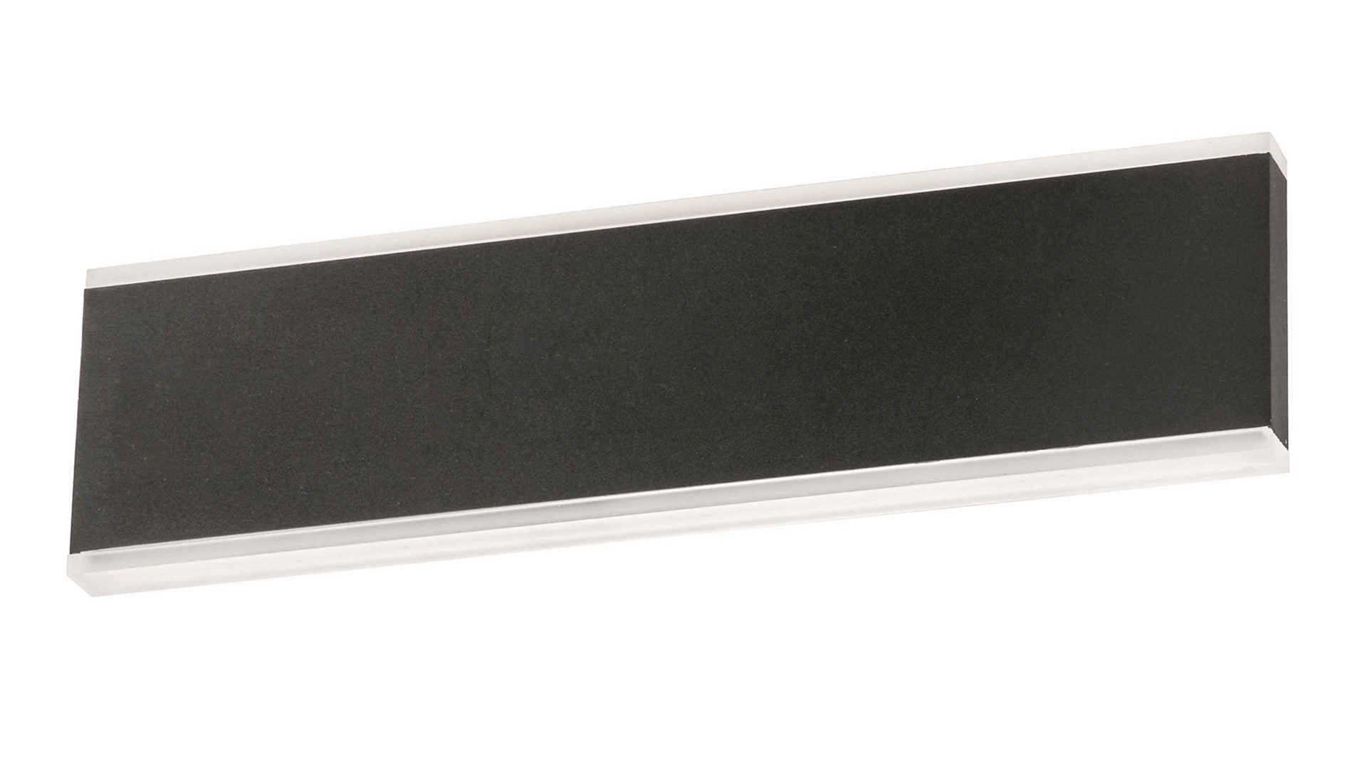 Wandleuchte Fh fischer & honsel aus Metall in Schwarz FH Wandlampe Muur sandschwarzes Metall - Länge ca. 31 cm