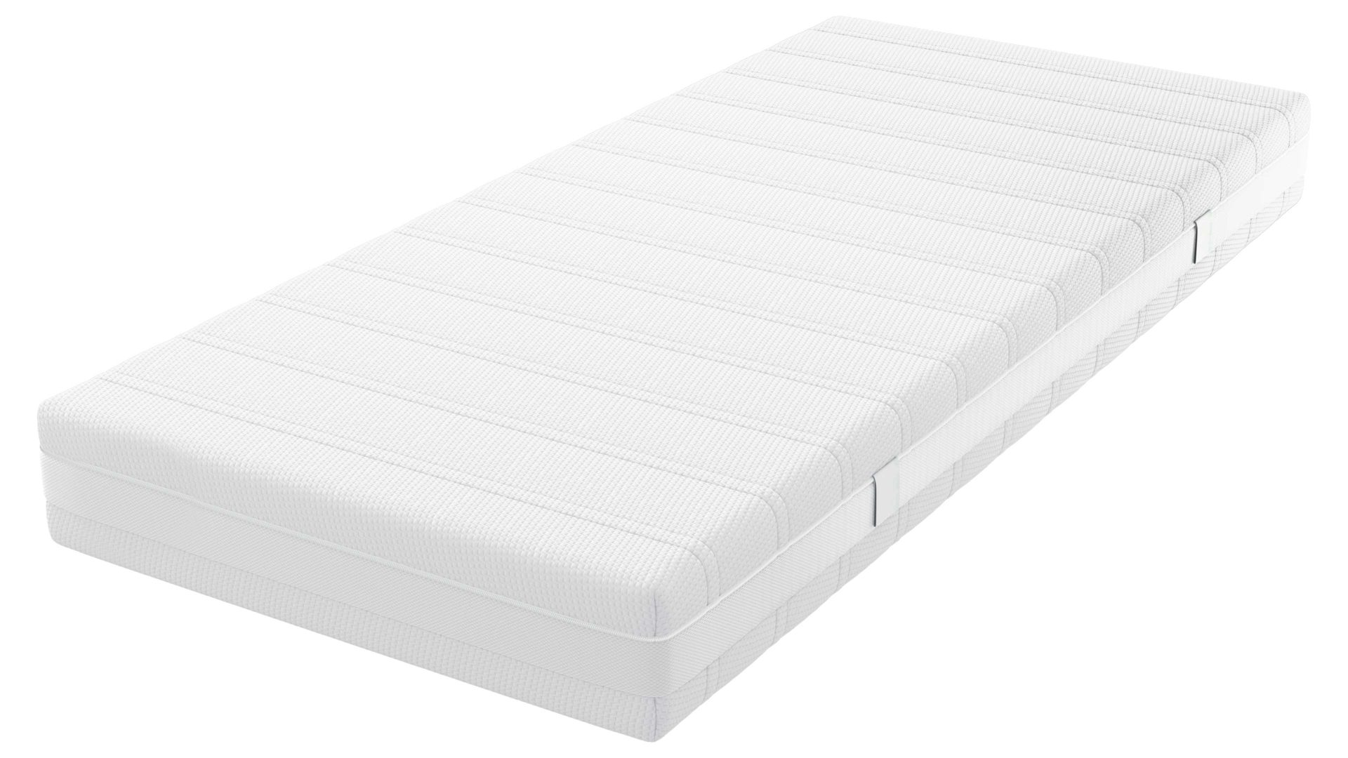 Matratze Schlaraffia® | aquinos bedding aus Stoff in Weiß SCHLARAFFIA® Federkern-Matratze Memory Pearl Taschenfederkern, Härtegrad 3 – Liegefläche ca. 90 x 220 cm