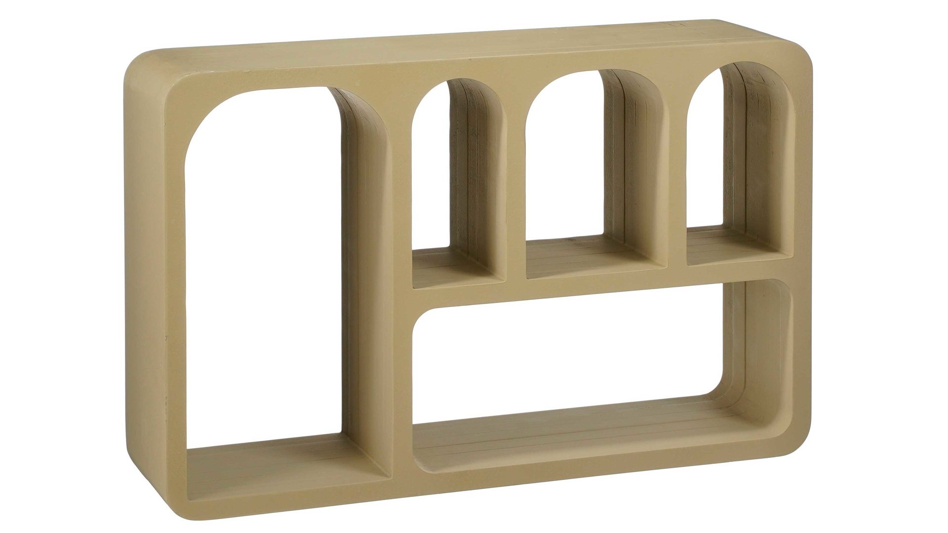 Wandregal Interliving BEST BUDDYS! aus Holz in Beige Interliving BEST BUDDYS! Wandregal Frati taupefarbenes MDF - ca. 60 x 38 cm