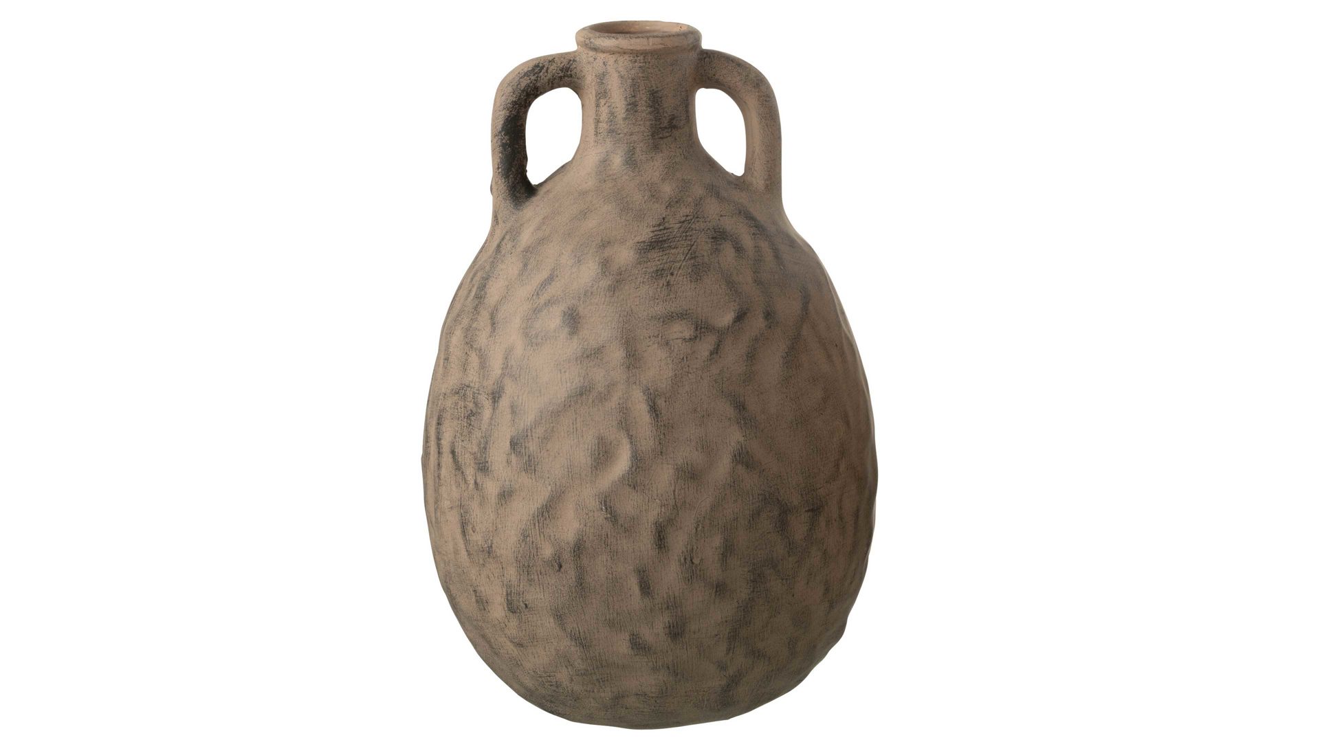 Vase Interliving BEST BUDDYS! aus Keramik in Braun Interliving BEST BUDDYS! Vase Krug taupefarbener Zement - Höhe ca. 30 cm