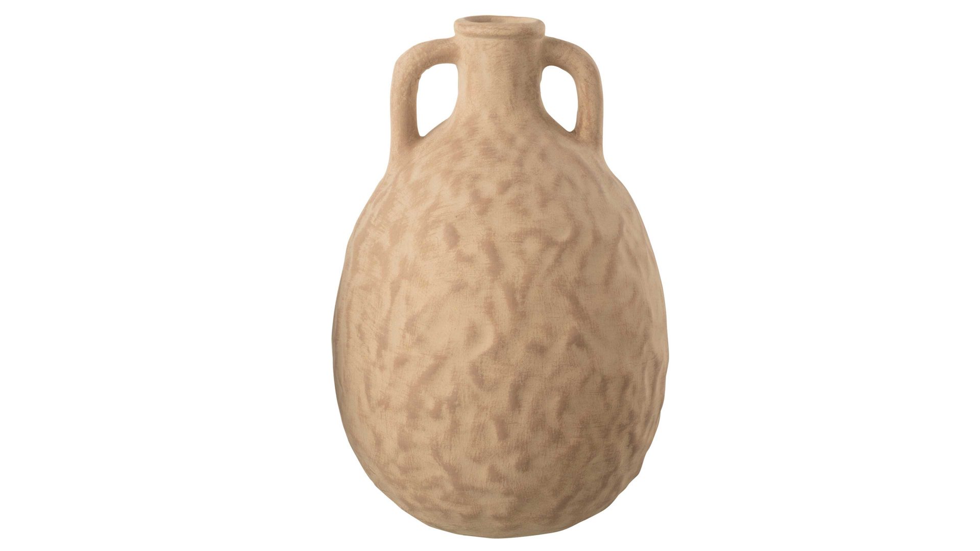 Vase Interliving BEST BUDDYS! aus Keramik in Hellbraun Interliving BEST BUDDYS! Vase Krug hellbrauner Zement - Höhe ca. 30 cm