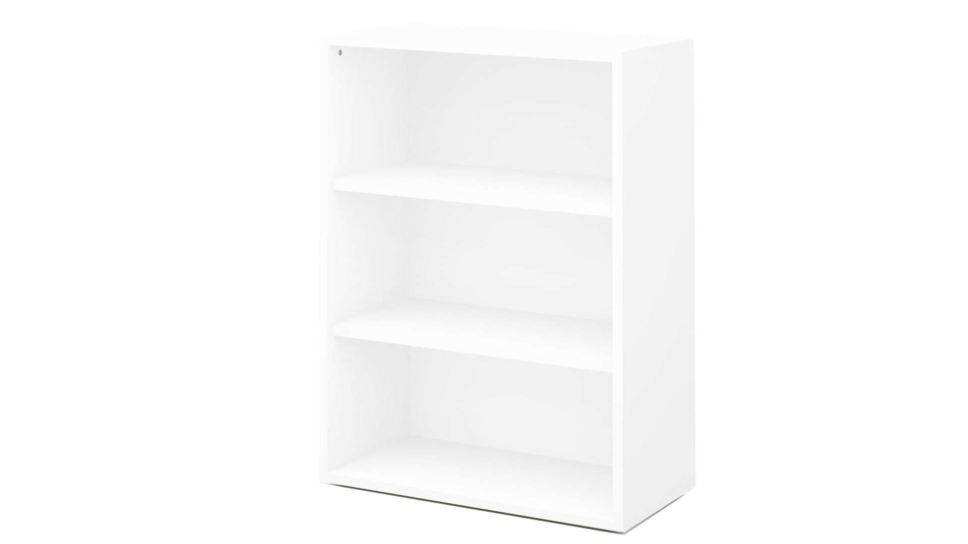 Regal Mäusbacher i.i. aus Holz in Weiß Büroprogramm Big Profi Office - Regal Weiß - drei Fächer, ca. 82 x 111 cm