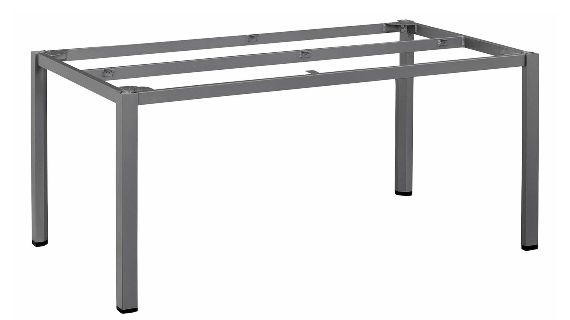 Tischgestell Kettler aus Metall in Anthrazit KETTLER Tischsystem Cubic - Tischgestell anthrazitfarbenes Aluminium - ca. 160 x 95 cm