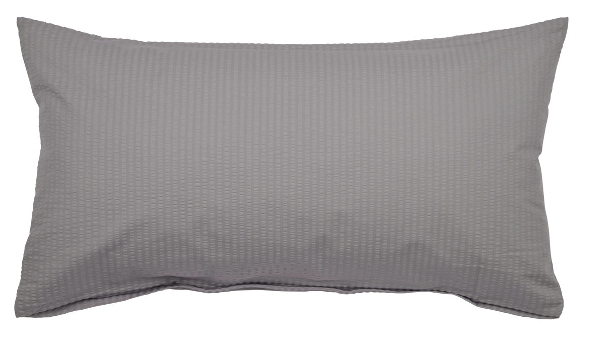 Kissenbezug /-hülle Janine® aus Naturfaser in Dunkelgrau Janine® Kissenbezug titan – ca. 40 x 80 cm