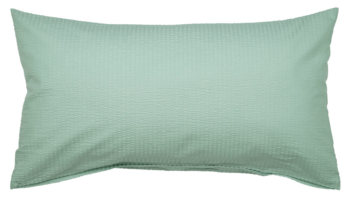 Kissenbezug /-hülle Janine® aus Naturfaser in Fichte Janine® Kissenbezug rauchgrün – ca. 40 x 80 cm