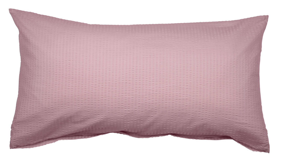Kissenbezug /-hülle Janine aus Naturfaser in Pink Janine® Kissenbezug kreiderosé – ca. 40 x 80 cm