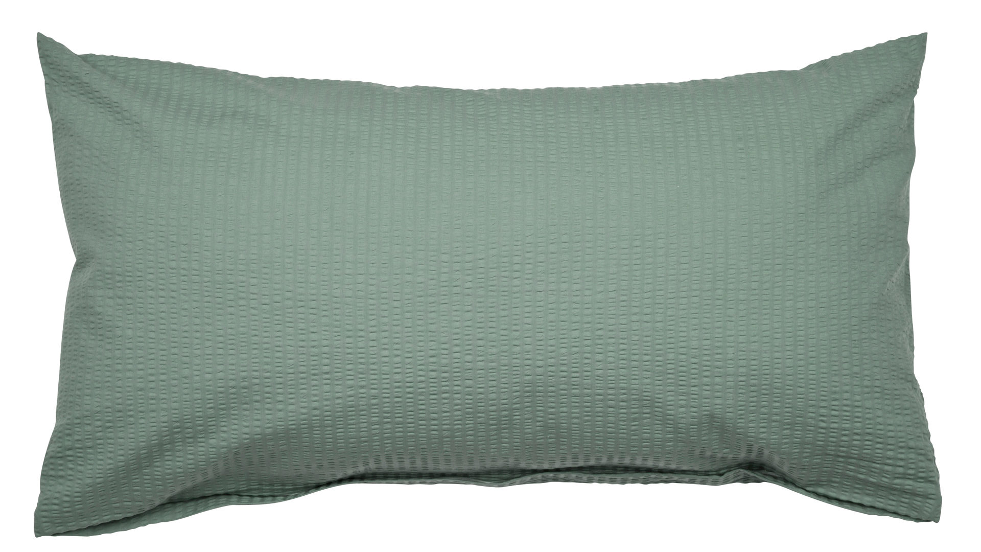 Kissenbezug /-hülle Janine® aus Naturfaser in Smaragd Janine® Kissenbezug salbeigrün – ca. 40 x 80 cm