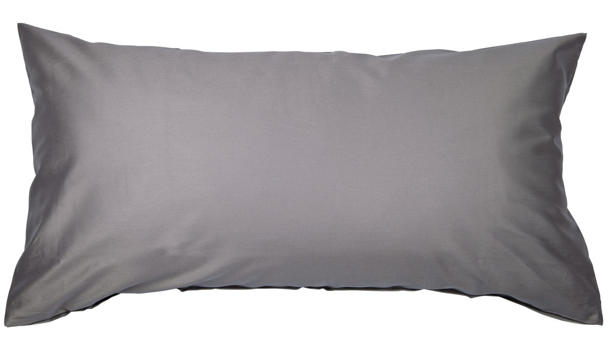 Kissenbezug /-hülle Janine® aus Naturfaser in Graphit Janine® Kissenbezug Graphit - ca. 40 x 80 cm