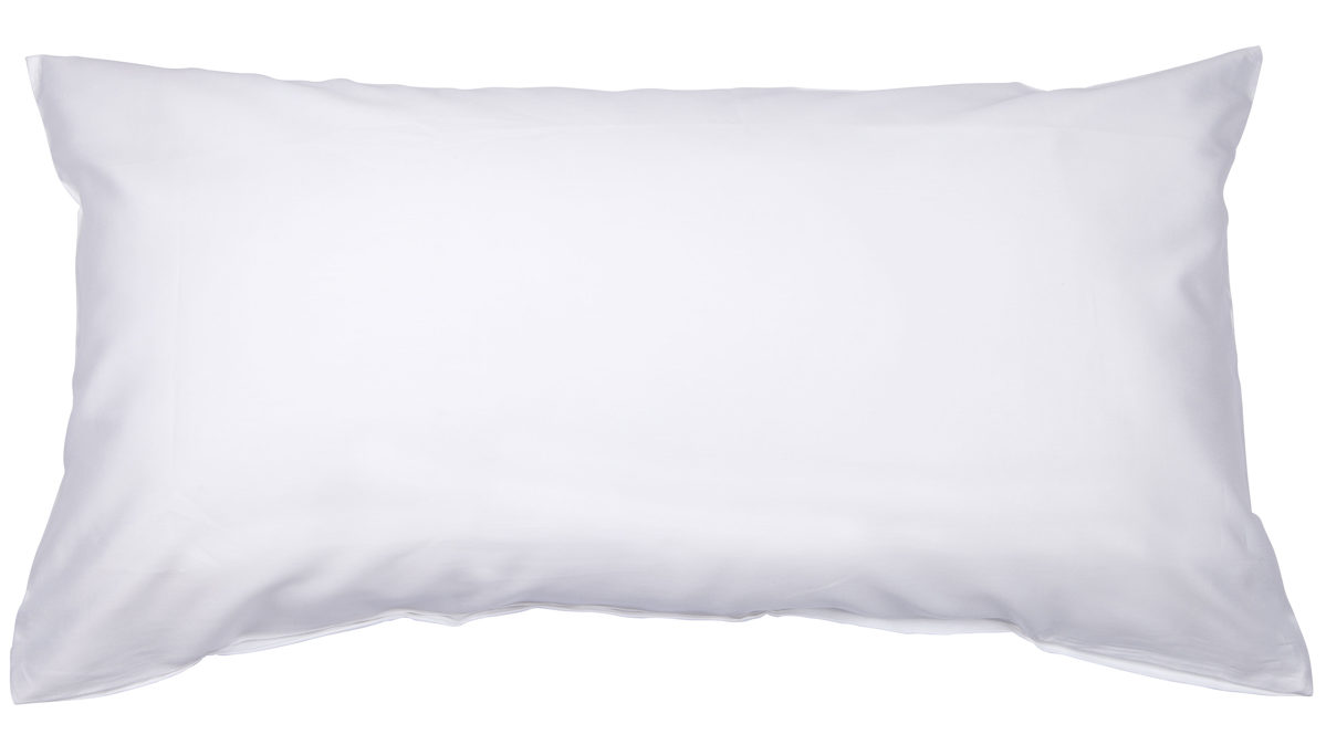 Kissenbezug /-hülle Janine aus Naturfaser in Weiß Janine® Kissenbezug Weiß – ca. 40 x 80 cm