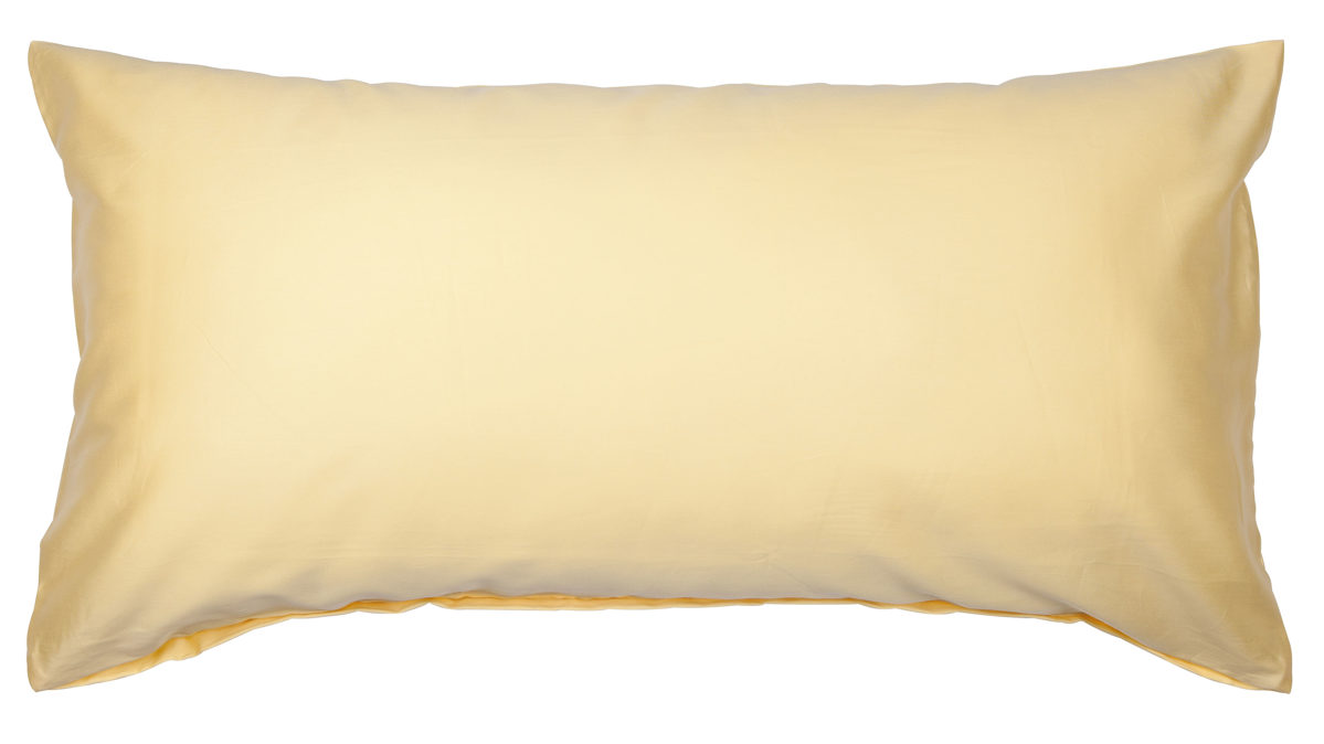 Kissenbezug /-hülle Janine aus Naturfaser in Gelb Janine® Kissenbezug Gelb - ca. 40 x 80 cm