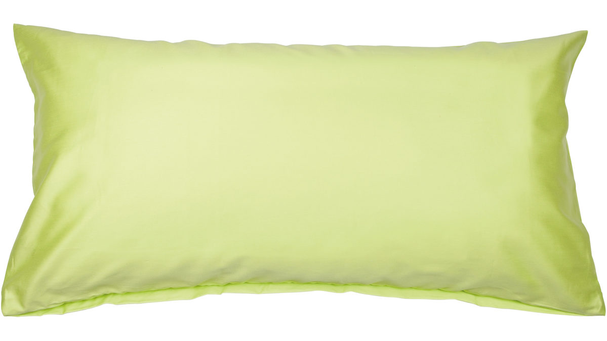 Kissenbezug /-hülle Janine® aus Naturfaser in Grün Janine® Kissenbezug Apfelgrün - ca. 40 x 80 cm