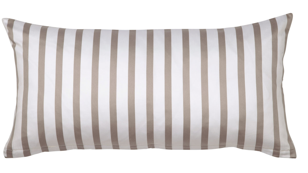 Kissenbezug /-hülle Janine® aus Naturfaser in Grau Janine® Kissenbezug Vulkan - ca. 40 x 80 cm