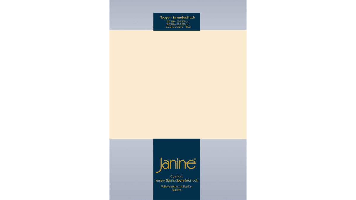 Spannbettlaken Janine aus Stoff in Offwhite Janine® Spannbettlaken Leinen – ca. 150 x 200 cm