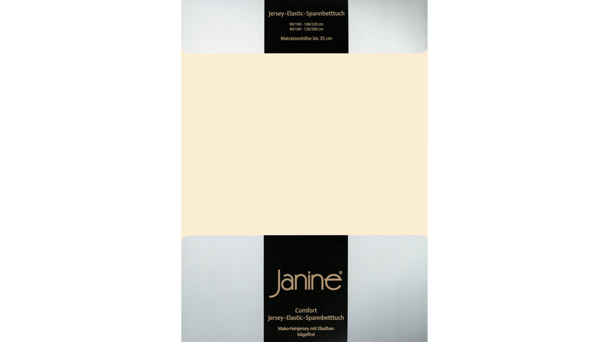 Spannbettlaken Janine aus Stoff in Offwhite Janine® Spannbettlaken Leinen - ca. 100 x 200 cm