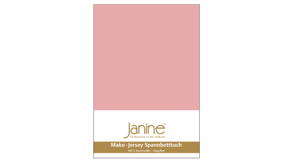 Spannbettlaken Janine aus Stoff in Flieder Janine® Spannbettlaken Zartmauve - ca. 100 x 200 cm