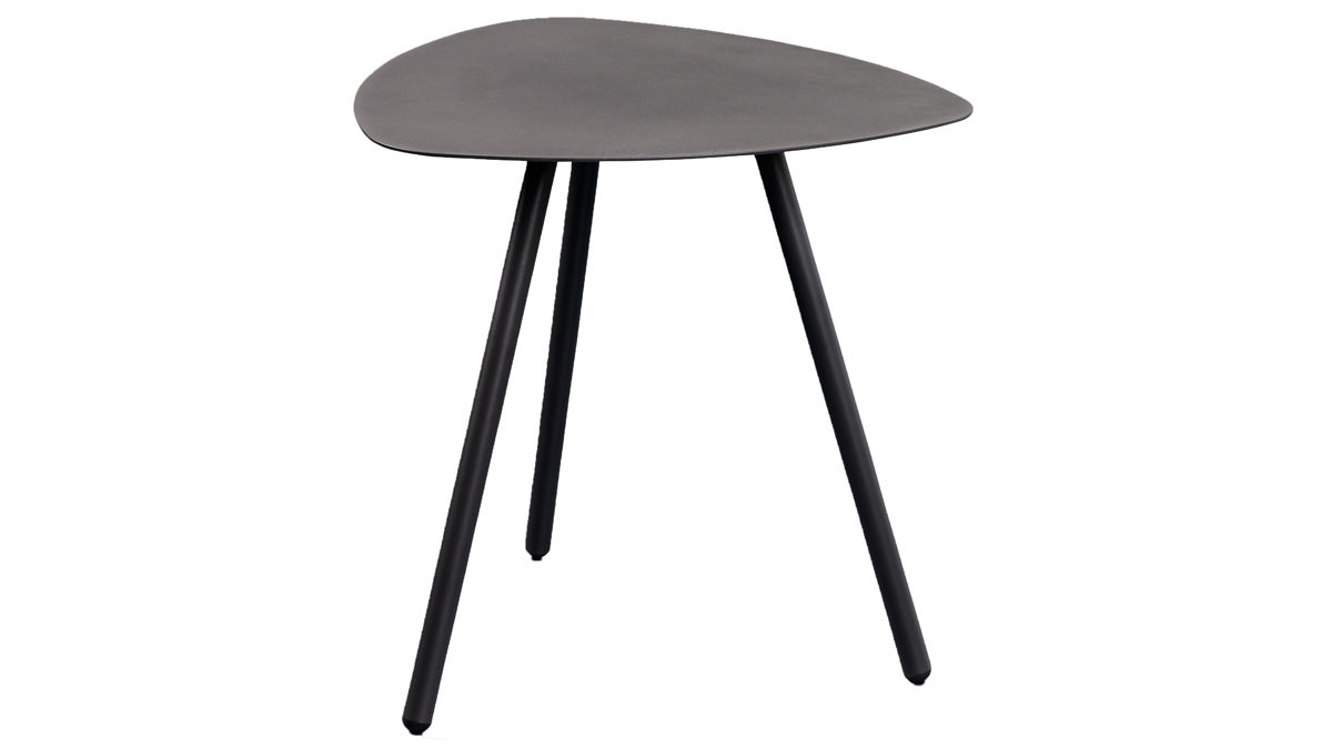 Beistelltisch M2 kollektion aus Metall in Anthrazit Beistelltisch Mira 2 Anthrazit - ca. 50 x 50 cm