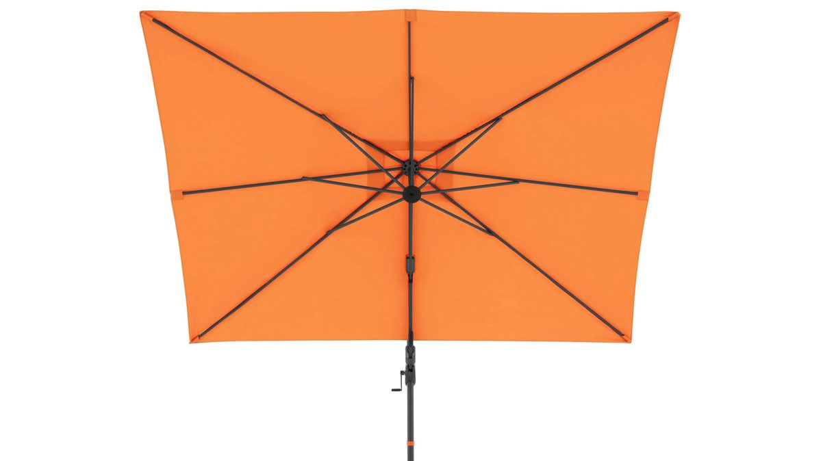 Sonnenschirm Doppler® aus Kunstfaser in Orange doppler® Pendel-Sonnenschirm MyZone Side orange Kunstfaser – ca. 320 x 240 cm