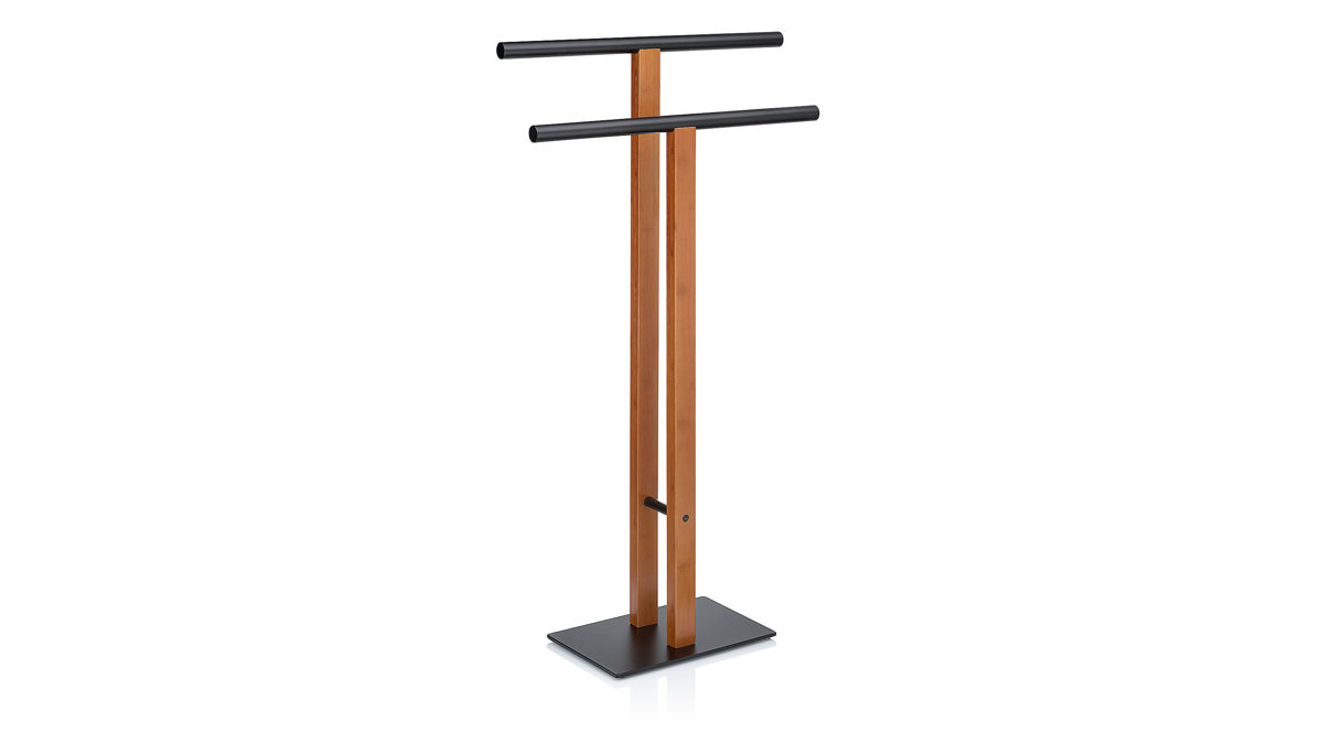 Handtuchhalter Kela | keck & lang aus Metall in Schwarz kela Handtuchhalter Amir Schwarz - ca. 50 x 93 cm