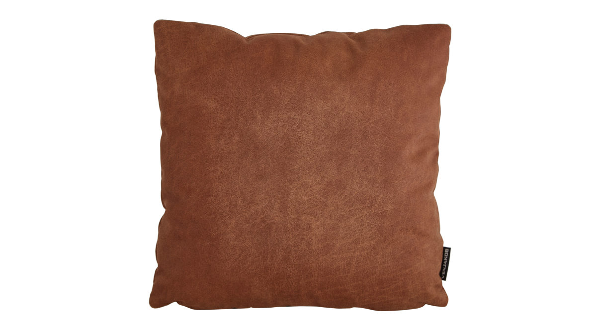 Einzelkissen Venjakob aus Stoff in Braun VENJAKOB Kissen für Sitzbank Rubin sattelfarbene Mikrofaser - 40 x 40 cm