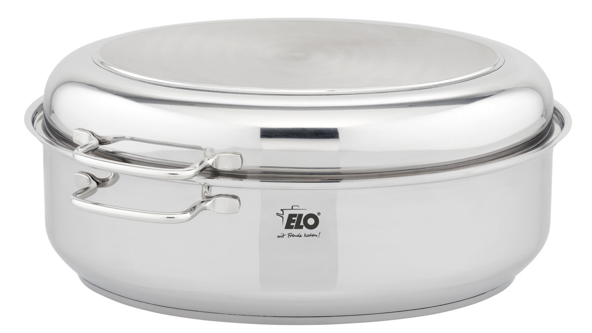 Bräter Elo® aus Metall in Metallfarben ELO® Bräter Bella Gusto Edelstahl – ca. 28 x 38 cm