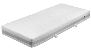 Federkernmatratze Interliving aus Stoff in Weiß Interliving Matratze Medikontur 1909 Taschenfederkern, H3 – Liegefläche ca. 90 x 200 cm