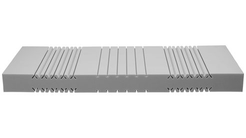 Schaumstoffmatratze Interliving aus Stoff in Weiß Interliving Matratze Medikontur 1908 offenporiger Schaum, H2 – Liegefläche ca. 160 x 200 cm