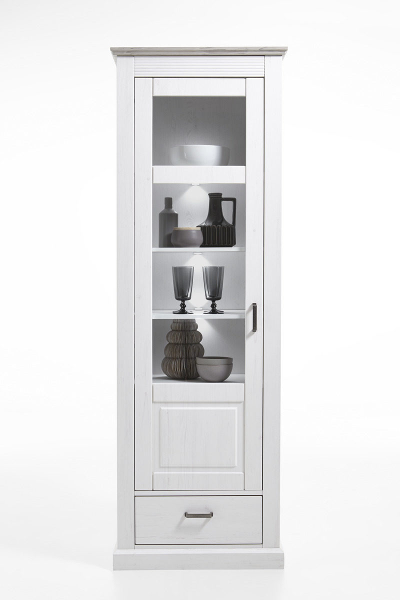 Vitrine Als Stilvoller Wohnzimmerschrank Taupe Pinienfarbene Lamstedt Cuxhaven Bremerhaven