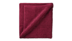 Duschhandtuch Kela | keck & lang aus Naturfaser in Dunkelrot Handtuchserie Ladessa - Duschtuch himbeerrote Baumwolle - ca. 70 x 140 cm