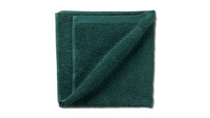 Handtuch Kela | keck & lang aus Naturfaser in Dunkelgrün Handtuchserie Ladessa - Handtuch alpengrün Baumwolle - ca. 50 x 100 cm
