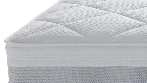 Federkernmatratze Interliving aus Stoff in Weiß Interliving Matratze Medikontur 1931 Taschenfederkern, H4 – Liegefläche ca. 180 x 200 cm