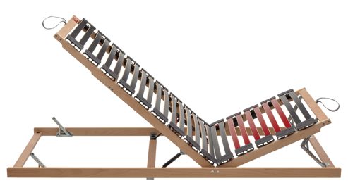 Lattenrost Interliving aus Holz in Holzfarben Interliving Lattenrost Serie1952 manuell mit Hebehilfe – Liegefläche ca. 90 x 200 cm
