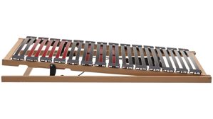 Lattenrost Interliving aus Holz in Holzfarben Interliving Lattenrost Serie1952 mit Reflux-Verstellung motorisch mit Handschalter – Liegefläche ca. 80 x 200 cm