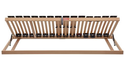 Lattenrost Interliving aus Holz in Holzfarben Interliving Lattenrost Serie 1952 - V6258 rechts mit Hebehilfe – Liegefläche ca. 90 x 200 cm