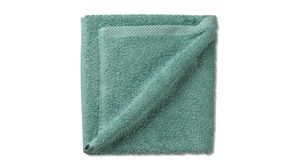Duschhandtuch Kela | keck & lang aus Naturfaser in Smaragd Handtuchserie Ladessa - Duschtuch jadegrüne Baumwolle - ca. 70 x 140 cm