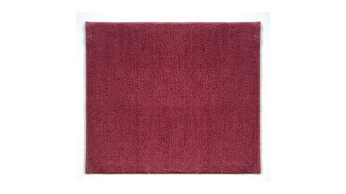 Badematte / Badeteppich Kela | keck & lang aus Baumwolle in Dunkelrot kela Badematte Maja Himbeerrot - ca. 65 x 55 cm