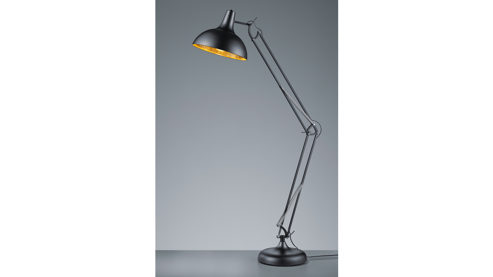 Stehleuchte Stehlampe Mattschwarzes Metall Hohe Ca 180 Cm