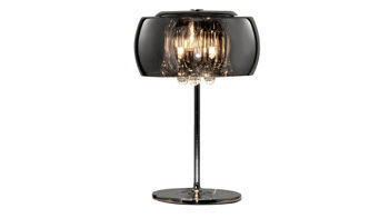 Tischleuchte Trio lighting for you aus Glas in Metallfarben TRIO Tischleuchte Vapore verchromtes Glas – Höhe ca. 43 cm