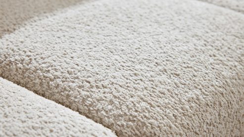 Ecksofa Interliving aus Stoff in Hellgrau Interliving Sofa Serie 4420 - Ecksofa mit Metallfüßen graubeiger Bezug LRS 19 – Stellfläche ca. 285 x 207 cm