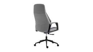 Bürostuhl Duo collection aus Stoff in Dunkelgrau Chefsessel Arjen dunkelgrauer Filzstoff 138 & schwarzes Drehkreuz