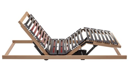 Lattenrost Interliving aus Holz in Holzfarben Interliving Lattenrost Serie 1952 - V6285 zweifach motorisch mit Funk-Fernbedienung – Liegefläche ca. 90 x 200 cm