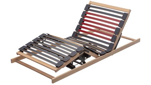 Lattenrost Interliving aus Holz in Holzfarben Interliving Lattenrost Serie 1952 - V6286 dreifach motorisch mit Funk-Fernbedienung – Liegefläche ca. 90 x 200 cm