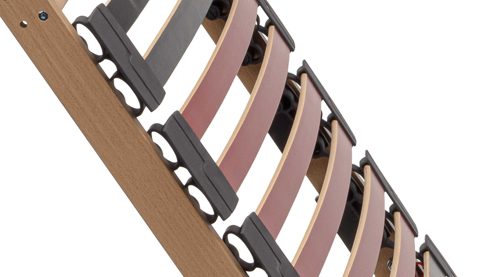 Lattenrost Interliving aus Holz in Holzfarben Interliving Lattenrost Serie 1952 - V6288 Smart zweifach motorisch mit Handschalter – Liegefläche ca. 90 x 200 cm