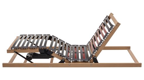 Lattenrost Interliving aus Holz in Holzfarben Interliving Lattenrost Serie 1952 - V6288 Smart zweifach motorisch mit Handschalter – Liegefläche ca. 90 x 200 cm