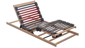 Lattenrost Interliving aus Holz in Holzfarben Interliving Lattenrost Serie 1952 - V6288 Smart zweifach motorisch mit Handschalter – Liegefläche ca. 100 x 200 cm