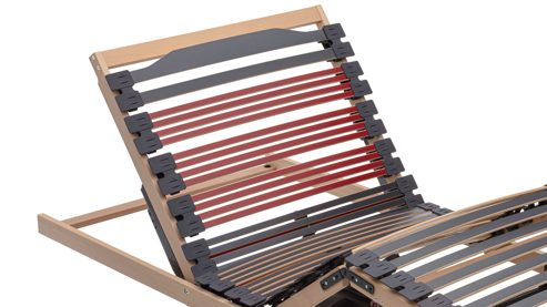 Lattenrost Interliving aus Holz in Holzfarben Interliving Lattenrost Serie 1953 - V6385 zweifach motorisch mit Funk-Fernbedienung – Liegefläche ca. 90 x 200 cm