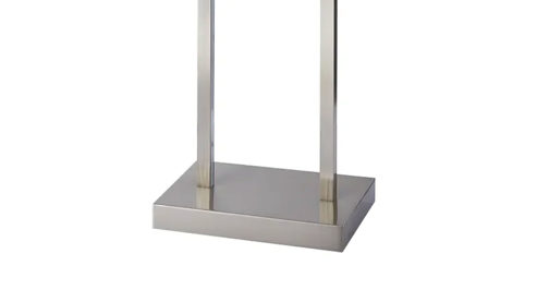 Stehleuchte Globo lighting aus Metall in Metallfarben GLOBO LED-Stehleuchte Sydney bzw. Stehlampe Nickel matt & Kunststoff – Höhe ca. 150 cm