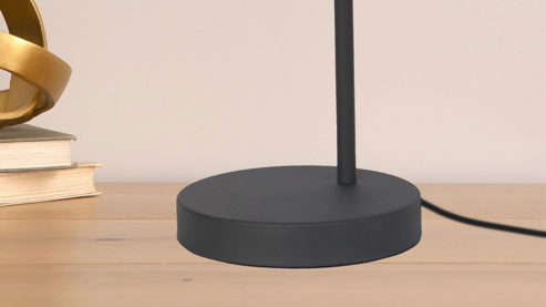 Stehleuchte Globo lighting aus Metall in Schwarz GLOBO Lampen Serie Jason - Stehlampe schwarzes Metall - Höhe ca. 140 cm