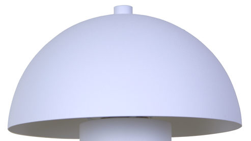 Tischleuchte Globo lighting aus Metall in Weiß GLOBO Lampen Serie Bert - Tischlampe weißes Metall - Höhe ca. 26 cm